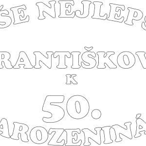 papírový box - Vše nejlepší k narozeninám